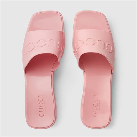 gucci shoes for women pink|gucci pink rubber shoes.